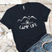 Camp Life Premium Tees T-Shirts CustomCat Midnight Navy X-Small 