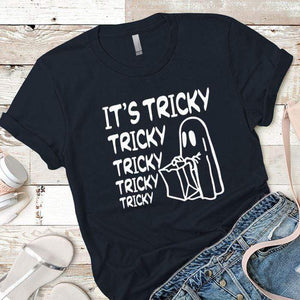 It's Tricky Tricky Tricky Tricky Premium Tees T-Shirts CustomCat Midnight Navy X-Small 
