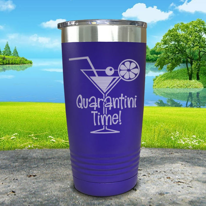 Quarantini Time Engraved Tumbler