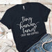 Tiny Human Premium Tees T-Shirts CustomCat Midnight Navy X-Small 