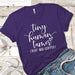 Tiny Human Premium Tees T-Shirts CustomCat Purple Rush/ X-Small 