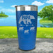 Papa Bear (CUSTOM) With Child's Name Engraved Tumblers Tumbler ZLAZER 20oz Tumbler Blue 