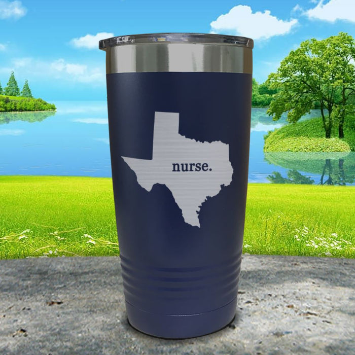 Nurse Texas Premium Laser Engraved Tumbler