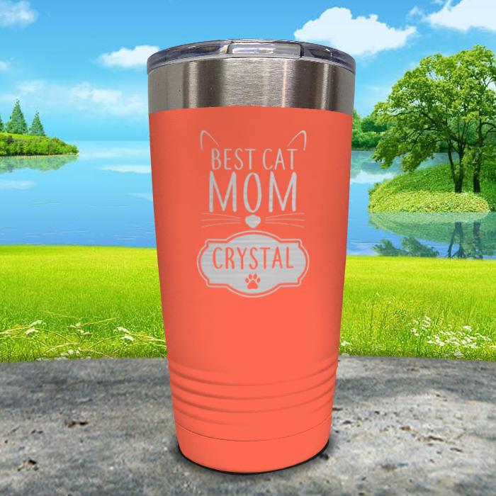 Best Cat Mom Personalized Engraved Tumbler