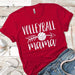 Volleyball Mama T-Shirts CustomCat Red X-Small 