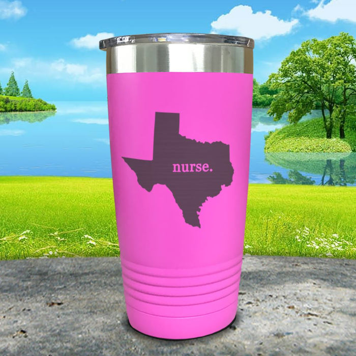 Nurse Texas Premium Laser Engraved Tumbler