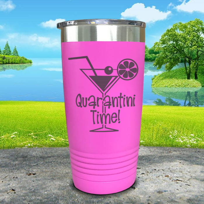 Quarantini Time Engraved Tumbler