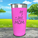 24/7 Mom Engraved Tumblers Tumbler ZLAZER 20oz Tumbler Pink 