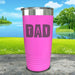 Dad Tools Engraved Tumbler Tumbler ZLAZER 20oz Tumbler Pink 