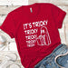 It's Tricky Tricky Tricky Tricky Premium Tees T-Shirts CustomCat Red X-Small 