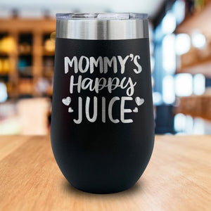 Mommy's Happy Juice Engraved Wine Tumbler