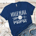 Volleyball Mama T-Shirts CustomCat Royal X-Small 