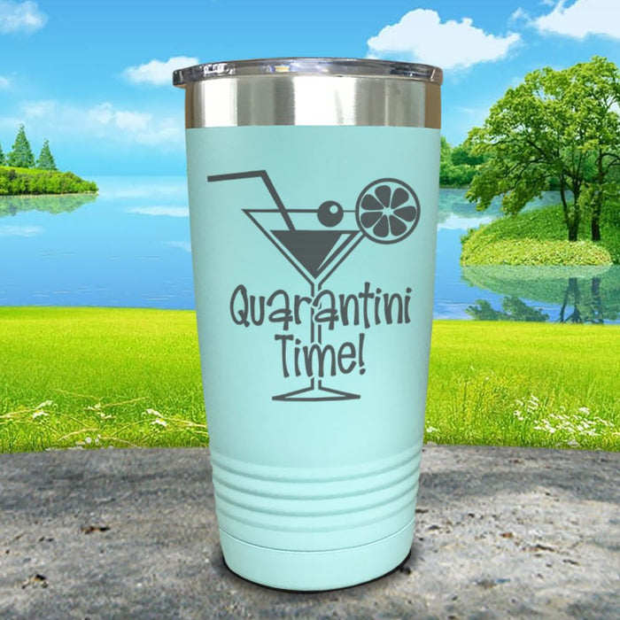 Quarantini Time Engraved Tumbler