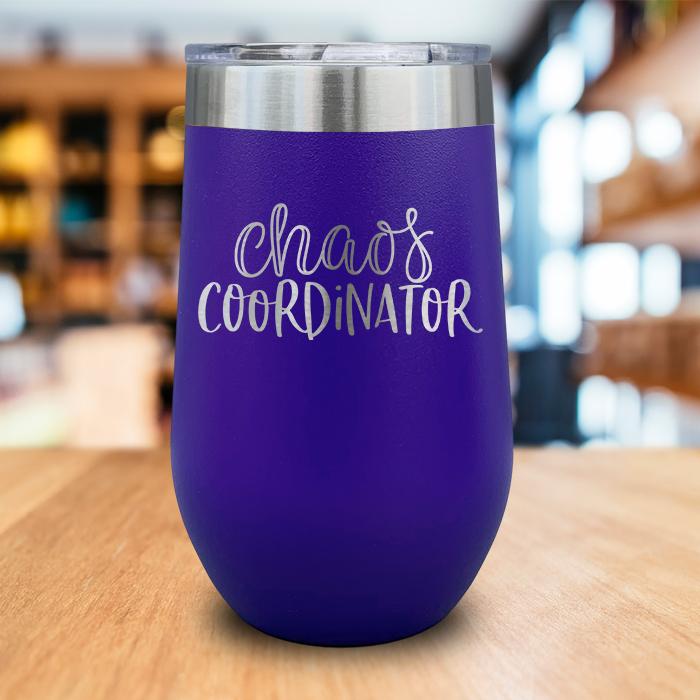 Chaos Coordinator 2 Engraved Wine Tumbler