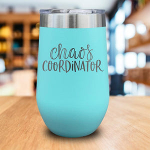 Chaos Coordinator 2 Engraved Wine Tumbler