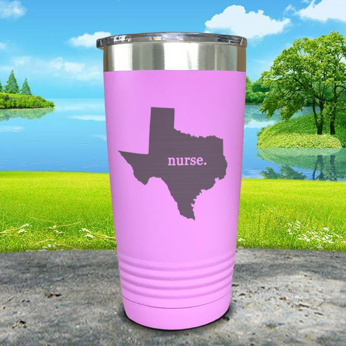 Nurse Texas Premium Laser Engraved Tumbler