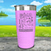 A Mother Is Like A Flower Engraved Tumbler Tumbler ZLAZER 20oz Tumbler Lavender 