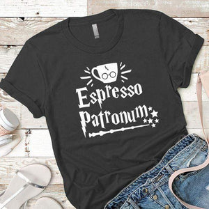 Expresso Patronum Premium Tees T-Shirts CustomCat Heavy Metal X-Small 