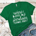 Wine Goes In Wisdom Comes Out T-Shirts CustomCat Kelly Green X-Small 