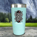 Personalized Firefighter Ripped Color Printed Tumblers Tumbler ZLAZER 20oz Tumbler Mint 