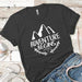 Adventure Begins Premium Tees T-Shirts CustomCat Heavy Metal X-Small 