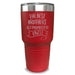 The Best Brothers Get Promoted To Uncle Engraved Tumbler Engraved Tumbler ZLAZER 30oz Tumbler Red 