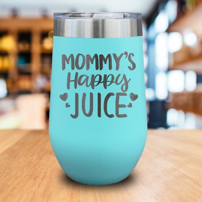 Mommy's Happy Juice Engraved Wine Tumbler