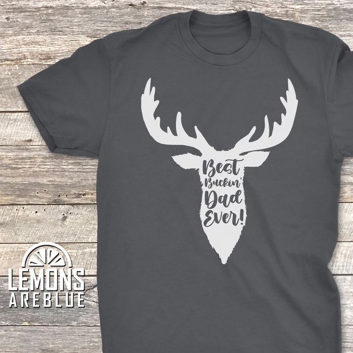 Best Buckin' Dad Ever v2 Premium Tees