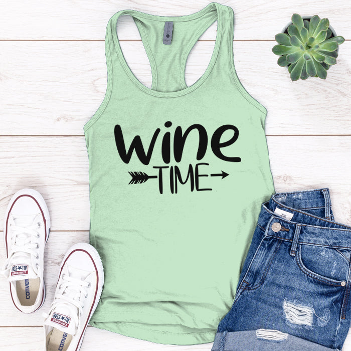 Wine Time Premium Tank Top