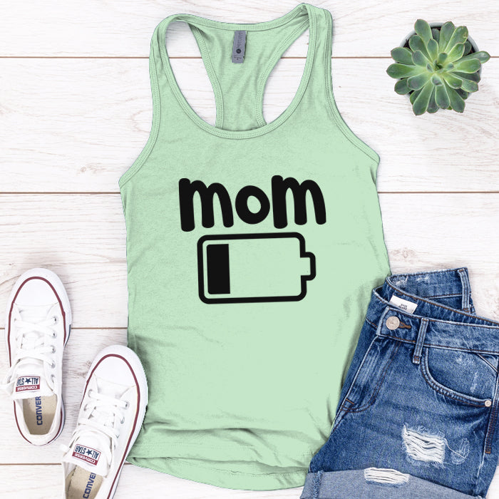 Mom Low Battery Premium Tank Top