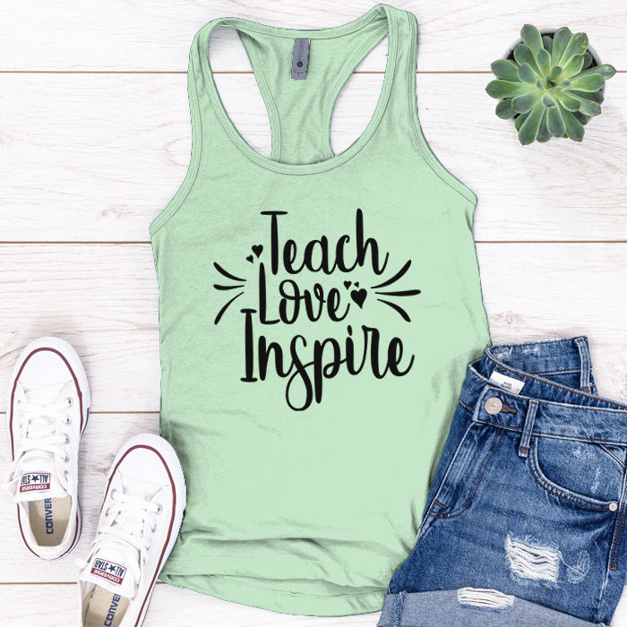 Teach Love Inspire Premium Tank Top