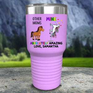 Custom Mom Absolutely Amazing Color Printed Tumblers