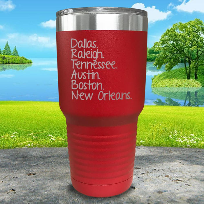 Dallas Raleigh Tennessee Engraved Tumbler