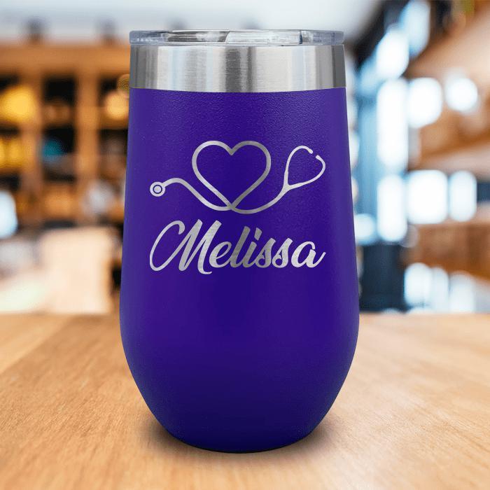 Nurse Love Engraved Wine Tumbler