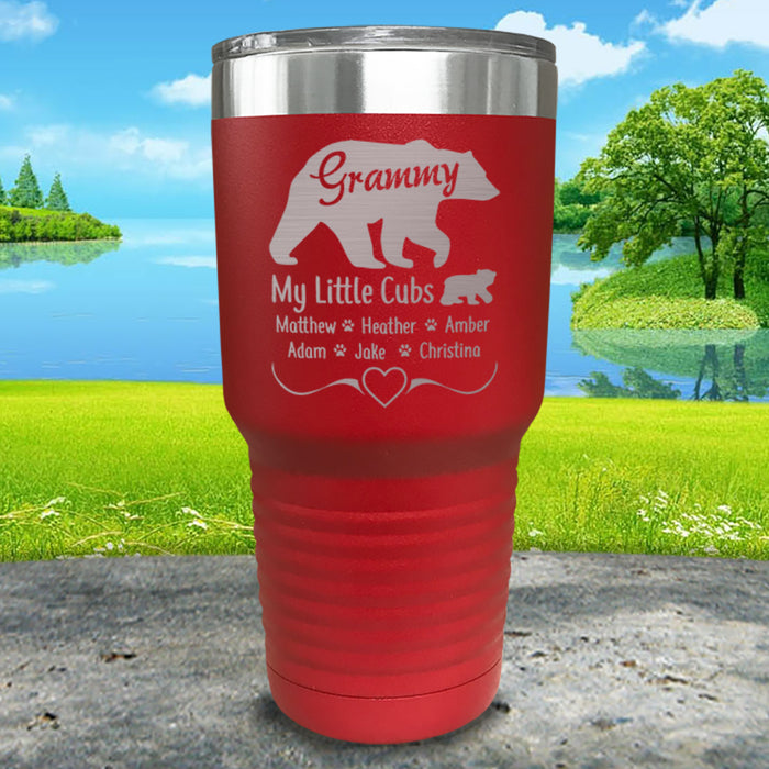 Grandparents Bear (CUSTOM) With Names Engraved Tumblers