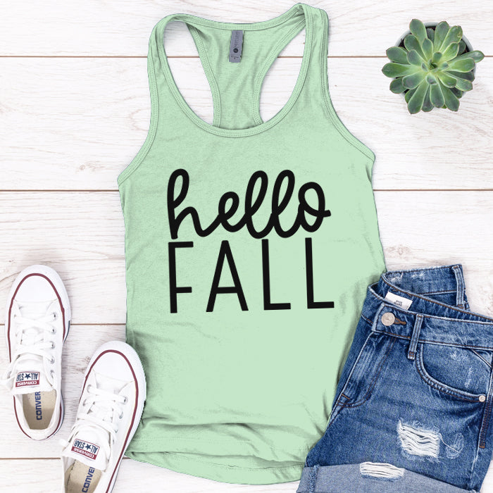 Hello Fall Premium Tank Top