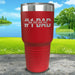 #1 Dad (CUSTOM) With Child's Name Engraved Tumbler Tumbler ZLAZER 30oz Tumbler Red 