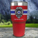 Personalized Police FULL Wrap Color Printed Tumblers Tumbler ZLAZER 30oz Tumbler Red 