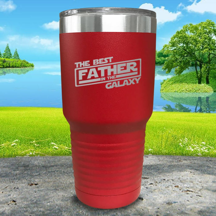 The Best Father In The Galaxy Engraved Tumbler