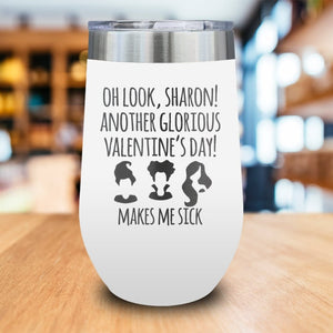 Glorious Valentine's Day Personalized Engraved Wine Tumbler