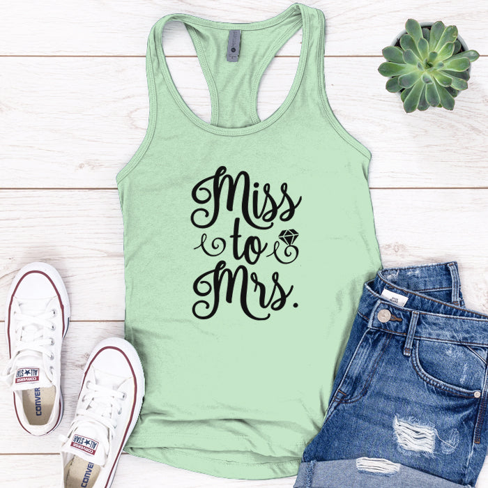 Miss To Mrs Premium Tank Top