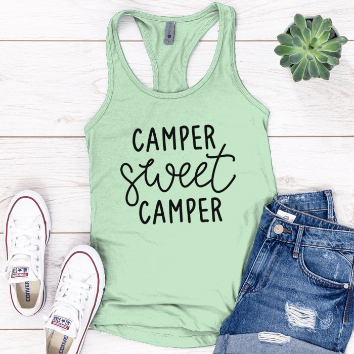 Camper Sweet Camper Premium Tank Top