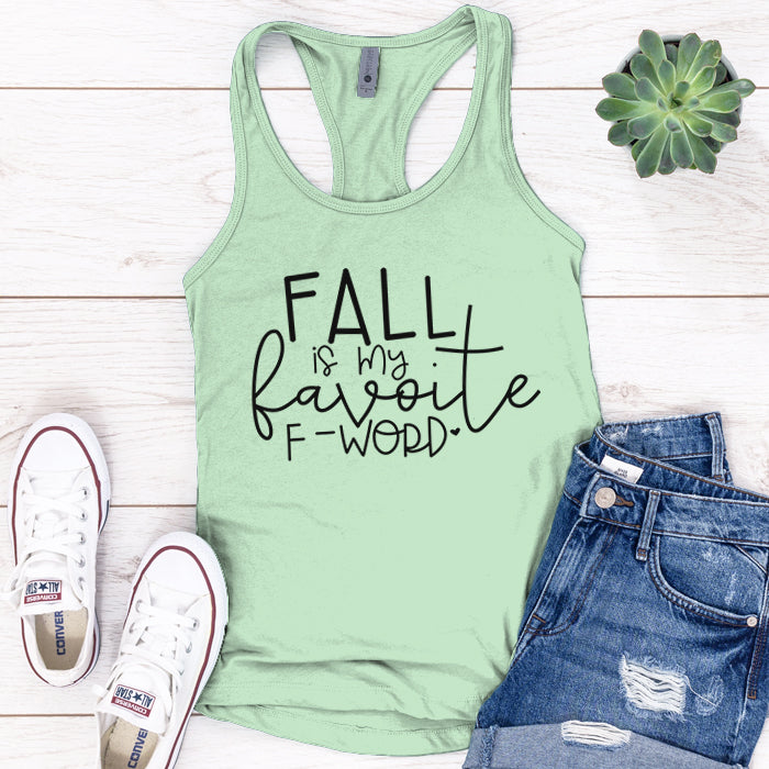 Fall Is My Favorite F Word Premium Tank Top