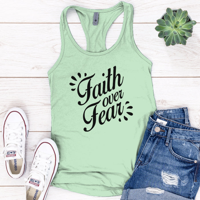 Faith Over Fear Premium Tank Top