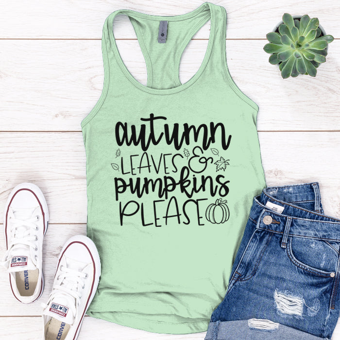 Autumn Leaves Premium Tank Top