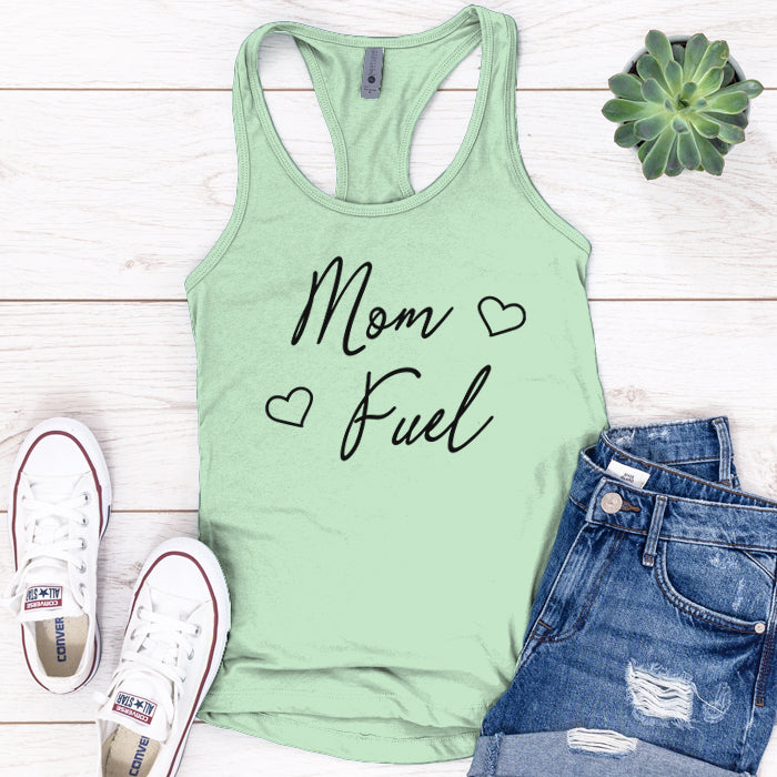 Mom Fuel Heart Tank Top