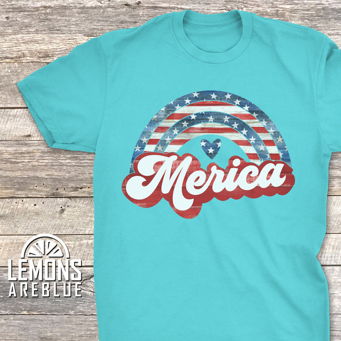 Merica Retro Premium Tees