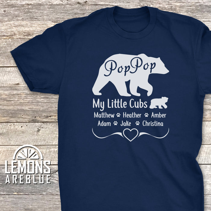 Grandparents Bear (CUSTOM) with Child's Name Premium Tee