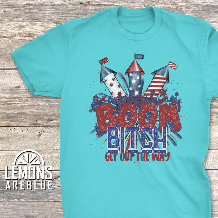 Boom OOPS Get Out The Way Premium Tees