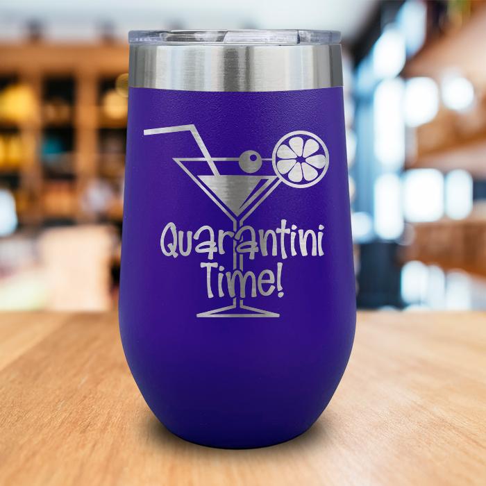 Quarantini Time Wine Tumbler